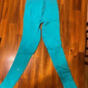 Teal LuLu Leggings, size 6 and never worn